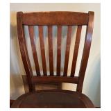 Charming Vintage Wooden Office Chair