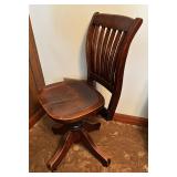 Charming Vintage Wooden Office Chair