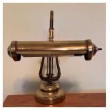 Ornate Vintage Brass Goose Neck Desk Lamp