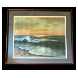 Lovely Seascape Print by Lendi
