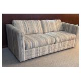 Beautiful Vintage Upholstered Bassett Hide A Bed Sofa / Couch