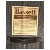 Beautiful Vintage Upholstered Bassett Hide A Bed Sofa / Couch