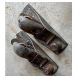 Six Vintage Wood Planers
