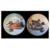 Collection of 10 Federal Duck Stamp Commemorative Plates