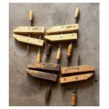 Wood Clamps by Jet, Craftsman and Jorgenson