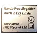 Hands Free Project Magnifier with LED Light