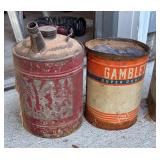 Variety of Vintage Cans for Gambles, Penn State, Premium Quaker Maid and More!