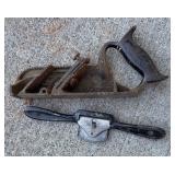 Vintage Swing Fence Tongue and Groove Planers, Abbet and Fillaster Planes