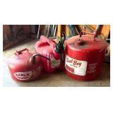 2 1/2 Gallon and 6 Gallon Gas Cans
