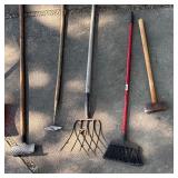 Shovels, Pitchfork, Sledgehammer, Brooms and More