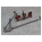 Vintage Fence Stretcher and Tire Repair Tube Volcanizer