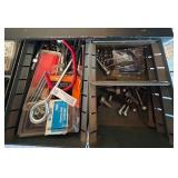 Metal Hanging Shop Drawers with Contents