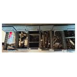 Metal Hanging Shop Drawers with Contents