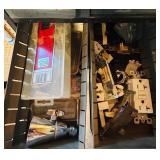 Metal Hanging Shop Drawers with Contents