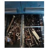 Metal Hanging Shop Drawers with Contents
