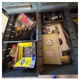 Metal Hanging Shop Drawers with Contents