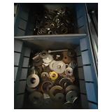 Metal Hanging Shop Drawers with Contents