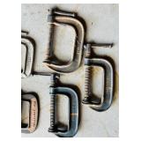 Variety of Malleable C-Clamps