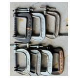 Variety of Malleable C-Clamps