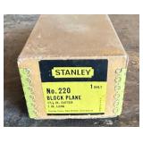 Stanley No. 220 Block Plane and Stanley Handyman Smooth Plane