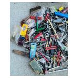 Bucket of Various Tools and More
