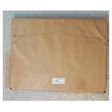 Vintage 1985 Richard Plasschaert Framed Signed and Numbered Artist