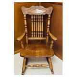 Vintage Rocking Wooden Chair