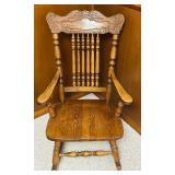 Vintage Rocking Wooden Chair