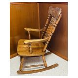 Vintage Rocking Wooden Chair