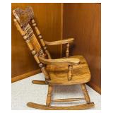 Vintage Rocking Wooden Chair