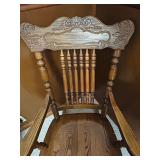 Vintage Rocking Wooden Chair