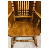 Vintage Rocking Wooden Chair