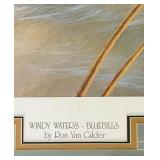 Ron Van Gilder Limited Edition Signed Windy Waters-Bluebirds Framed Print