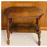 Vintage Two Tiered Wood Accent Table