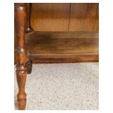 Vintage Two Tiered Wood Accent Table