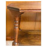 Vintage Two Tiered Wood Accent Table