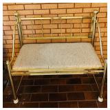 Vintage Brass Bench