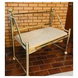 Vintage Brass Bench