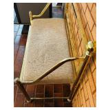 Vintage Brass Bench