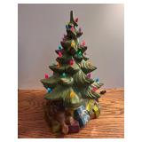 Lighted Ceramic Christmas Tree