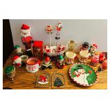 Assorted Collection of Christmas Decor Items
