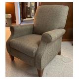 Neutral Colored Upholstered Recliner