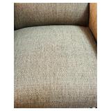 Neutral Colored Upholstered Recliner