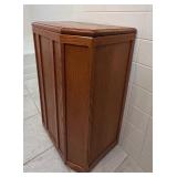 Wooden Hamper with Octagonal Design
