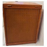 Wooden Hamper with Octagonal Design