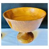 Two Vintage Decorative Myrtle Wood Pieces