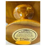 Two Vintage Decorative Myrtle Wood Pieces