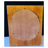 Vintage Wood Mirror with Shelf