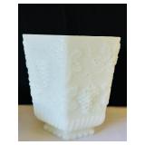 Vintage Milk Glass Hobnail and Grape Design Dish Set