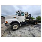 1996 Ford Louisville Crane Truck - National Articulating Crane N80